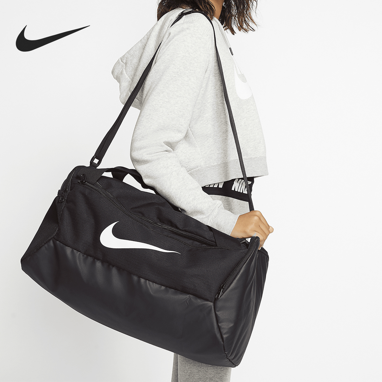 Nike/耐克正品男女运动收纳大容量便携休闲挎包BA5957-010