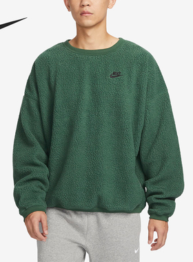 Nike/耐克官方正品新款男士复古保暖时尚卫衣套头衫FB8379-323
