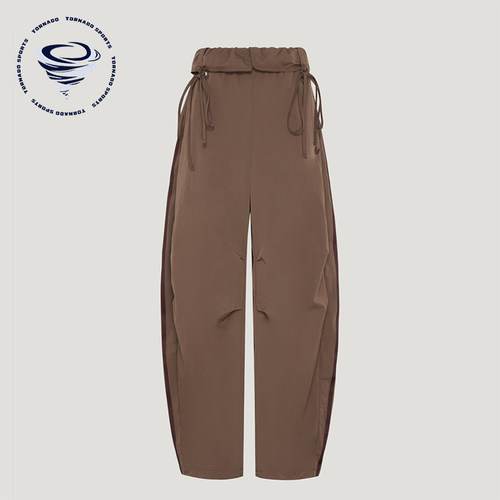 Adidas/阿迪达斯正品三叶草女士宽松系带中腰休闲长裤LD6430