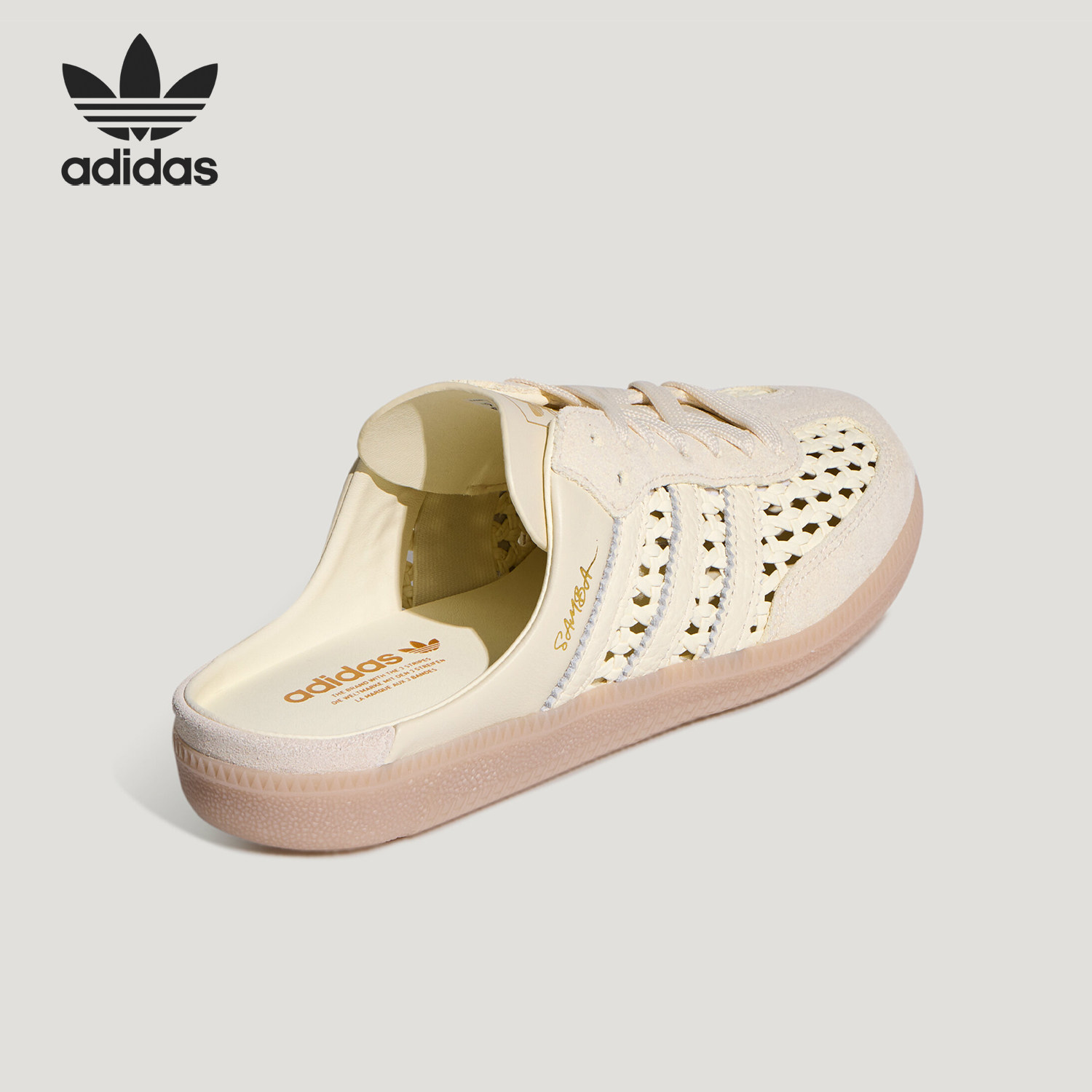 Adidas/阿迪达斯官方正品三叶草女士轻便低帮透气休闲鞋KH7719 - 实物图