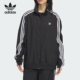 运动宽松夹克外套JJ3361 三叶草女士经典 Adidas 阿迪达斯正品