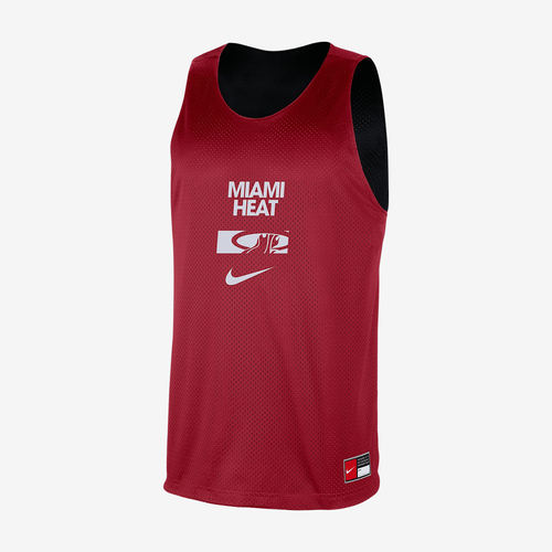 Nike耐克正品NBA迈阿密热火队双面穿透气舒适篮球FZ7767-608