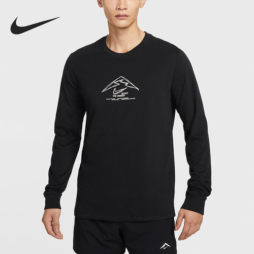 Nike/耐克官方正品Dri-FIT男士跑步运动套头长袖上衣HV4197-010