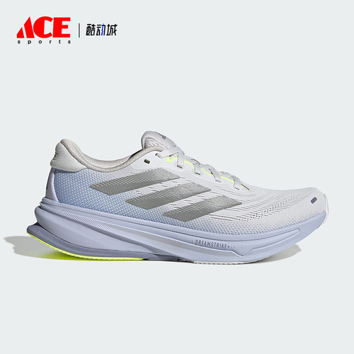 Adidas/阿迪达斯正品新款女士厚底运动缓震回弹跑步鞋JS3047