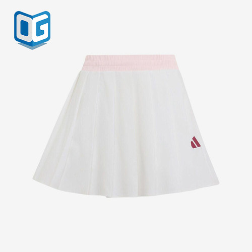 Adidas/阿迪达斯正品儿童休闲松紧腰简约运动半身裙KY1487