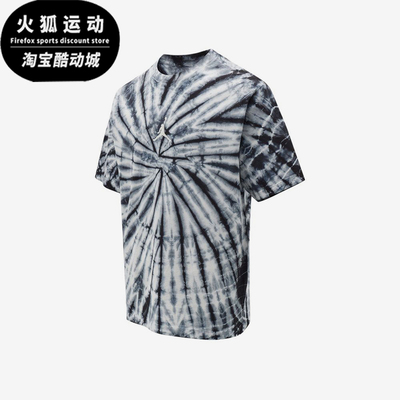 Nike/耐克正品JORDAN新款男黑白扎染圆领经典短袖T恤IF3151-133