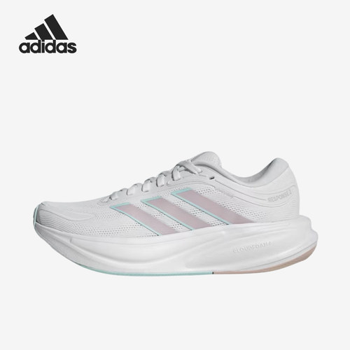 Adidas/阿迪达斯正品DURAMOSL2新款女白粉色慢鞋跑步鞋KJ1765