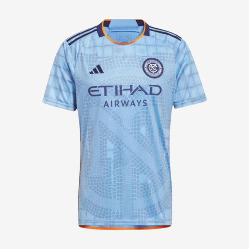 Adidas阿迪达斯正品New York City FC男圆领合身短袖T恤HI1878