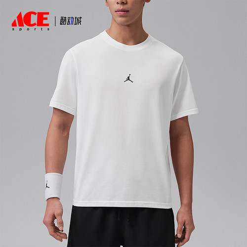 Nike/耐克正品JORDAN男士运动圆领干爽舒适透气短袖T恤IB6758-100