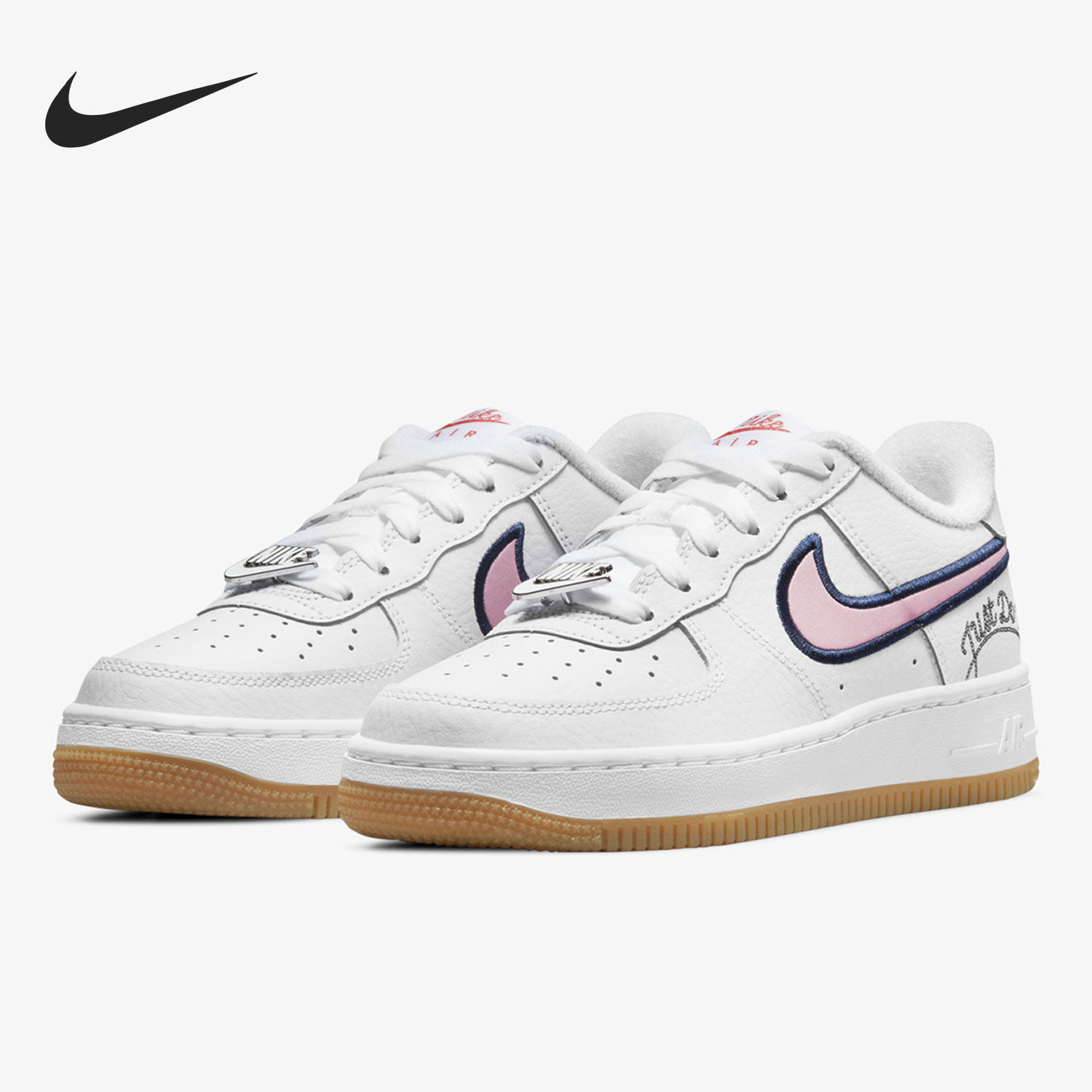 Nike/耐克特价优惠空军白儿童时尚潮流舒适休闲运动鞋DB4542-100