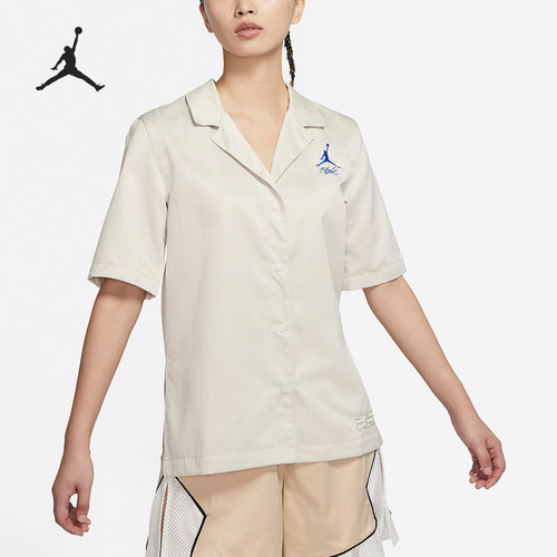 Nike/耐克正品Air Jordan女子运动休闲短袖衬衫DX6302-104