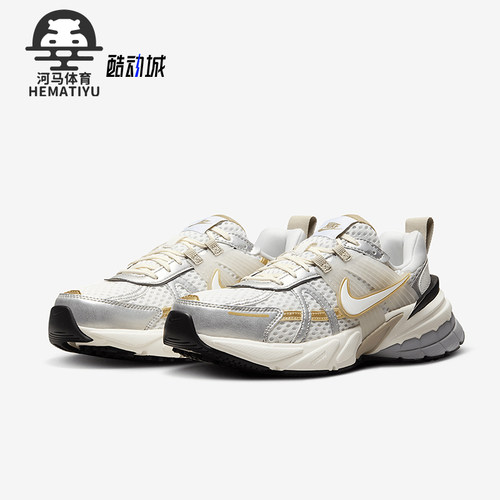 Nike/耐克正品V2K Run男女古低帮耐磨运动跑步鞋HJ7245-100