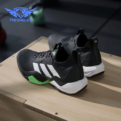 Adidas/阿迪达斯正品2025男士减震透气网面系带运动训练鞋JS3167