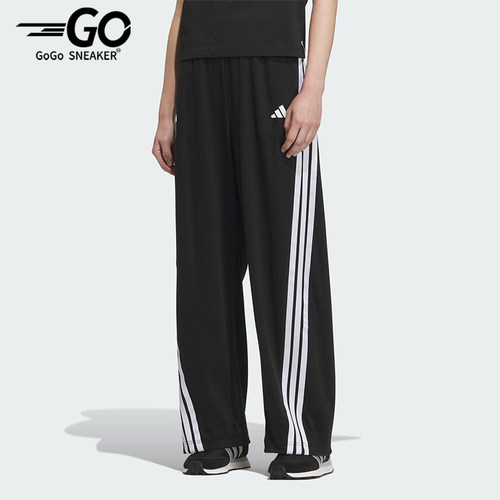 Adidas/阿迪达斯正品DANCE KNIT PANT女士经典针织宽松长裤KE5802