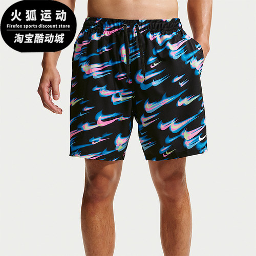 Nike/耐克正品Swim Breaker男士时尚沙滩含衬裤短裤IU2358-921