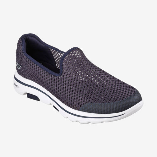 Skechers斯凯奇正品Go Walk 5男款网布套脚低帮休闲鞋894132-NVY