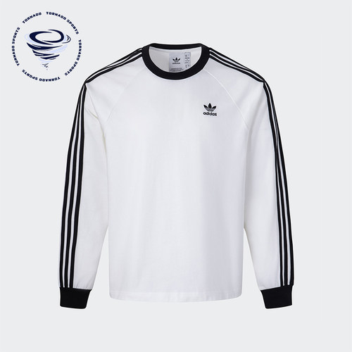 Adidas/阿迪达斯正品三叶草男士简约运动户外休闲长袖KE5825