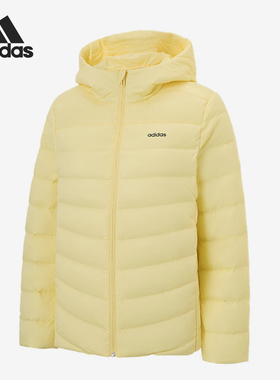 Adidas/阿迪达斯正品冬季新款女士保暖运动连帽羽绒服JL9577