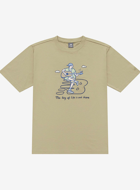 New Balance/NB正品夏季新款男女印花休闲运动短袖T恤NEE26021-LB