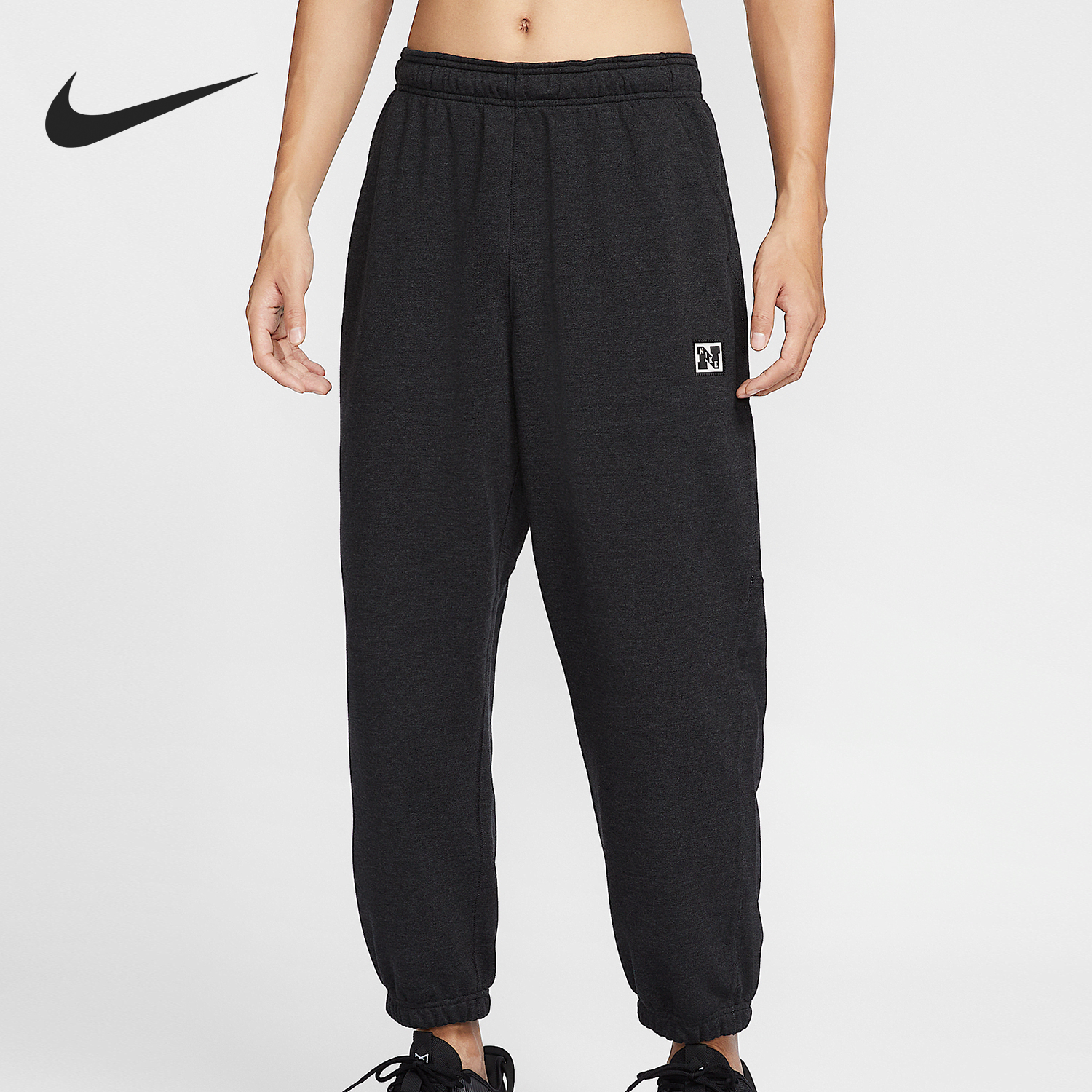Nike/耐克官方正品新款男士宽松透气束脚针织运动长裤HJ3146-010