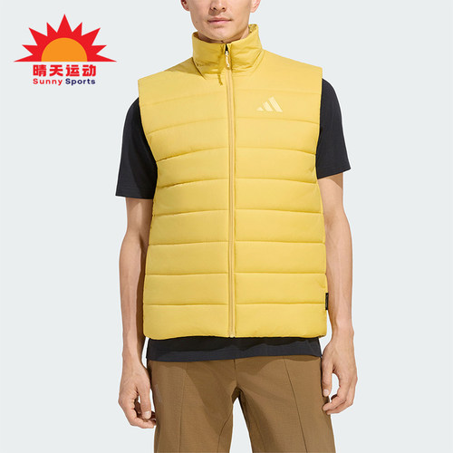 Adidas/阿迪达斯正品男士户外拒水防风保暖夹棉马甲KX8819