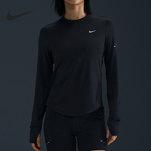 Nike/耐克正品Swift Dri-FIT女士跑步健身长袖T恤HQ0504-010