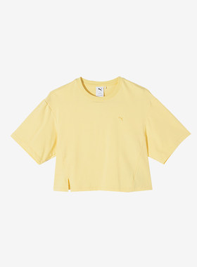 Puma/彪马正品2024新款女士柔软舒适透气运动短袖628226-95