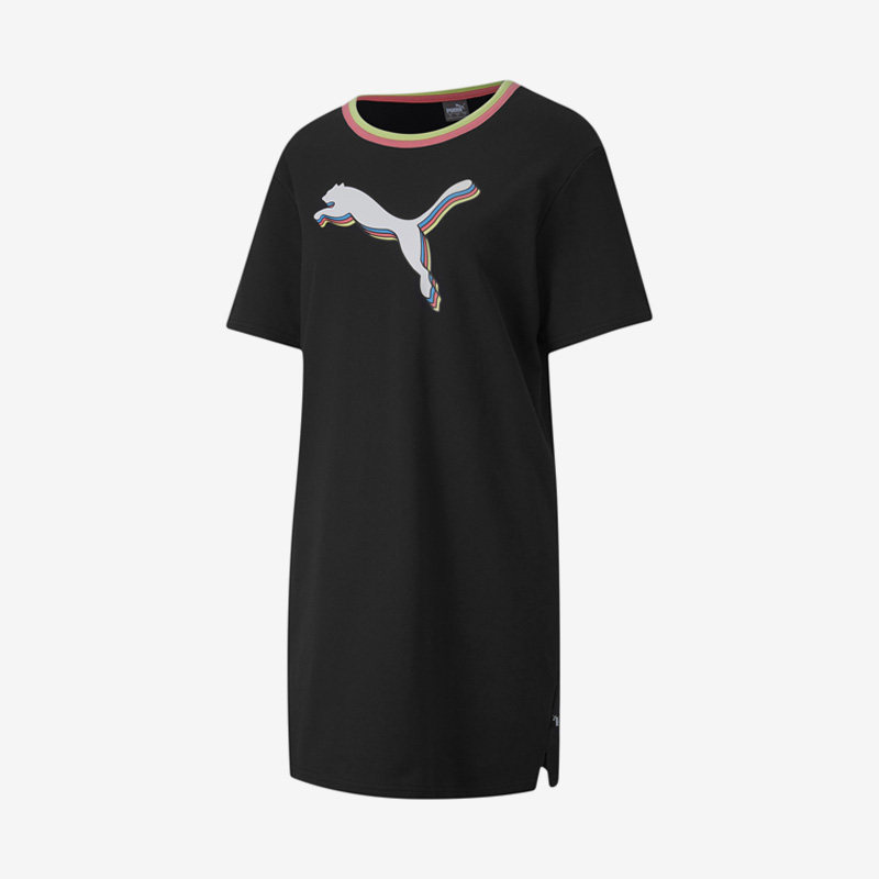Puma/彪马正品夏季女子运动长款透气圆领简约连衣裙585049-01