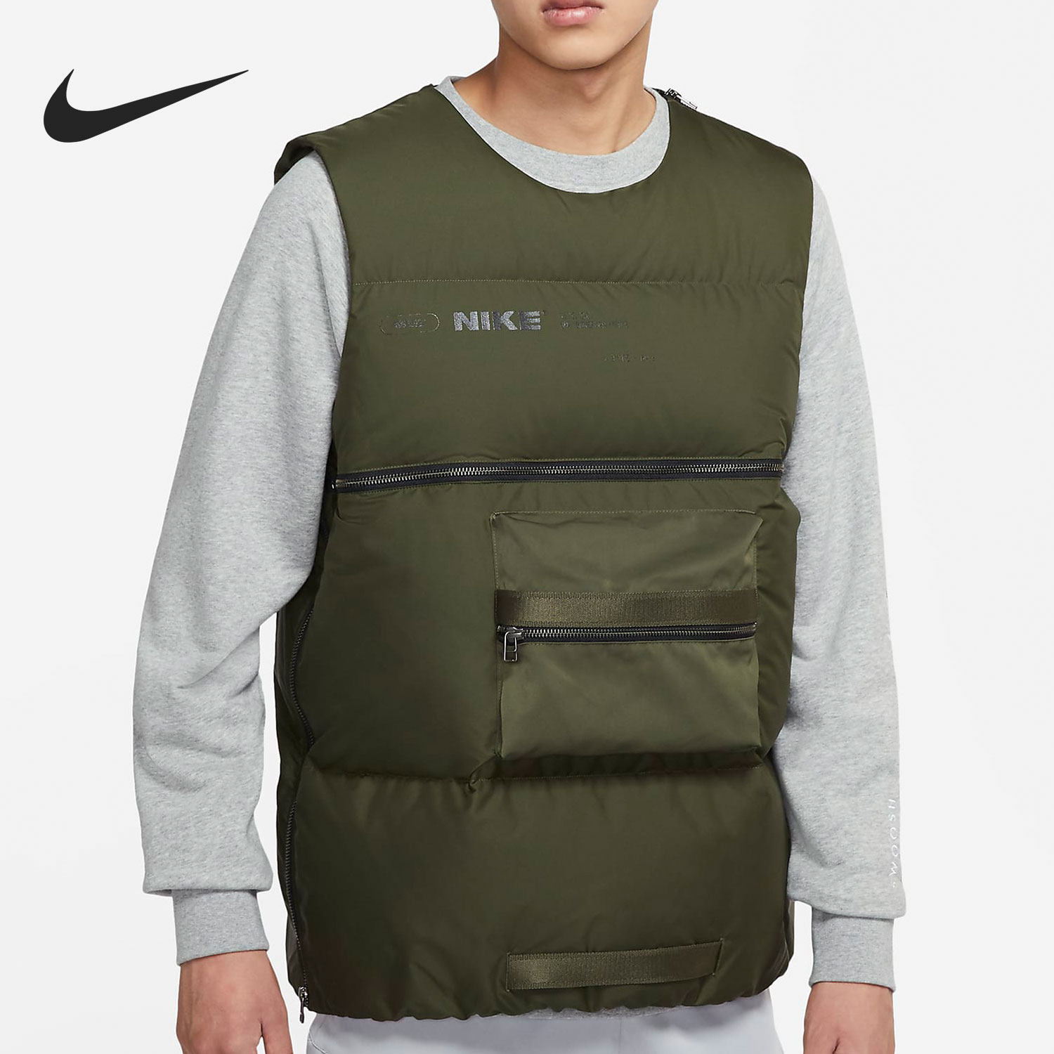 Nike/耐克正品休闲男子时尚潮流运动保暖羽绒马甲 DH1065-325