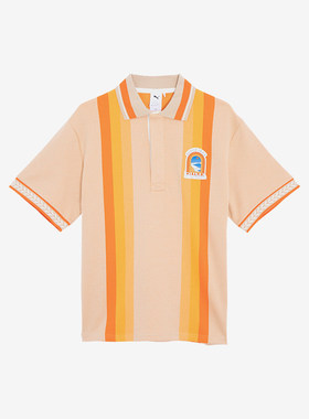 Puma/彪马正品新款男女同款柔软舒适透气宽松Polo衫628233-32