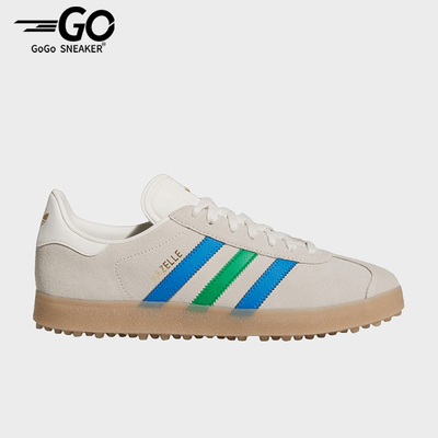 Adidas/阿迪达斯正品 GAZELE新款粉笔白蓝色休闲鞋JI4165