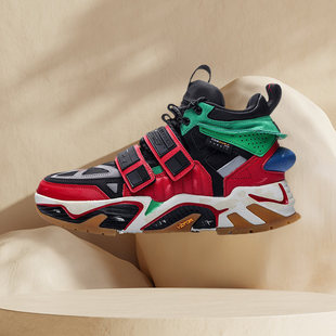 李宁男鞋夜以继日悟道远行运动鞋AGBP083高帮运动鞋男