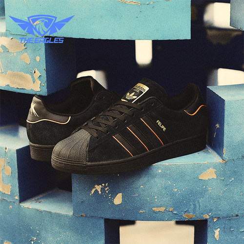 Adidas/阿迪达斯正品三叶草男女同款经典复古系带低帮板鞋JR7831