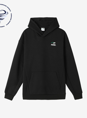 Puma/彪马正品PUMAS Hoody男士运动口袋休闲保暖刺绣连帽卫衣