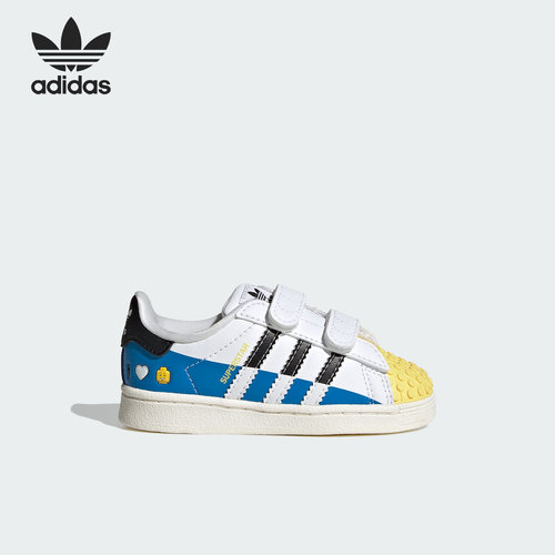 Adidas/阿迪达斯正品三叶草婴童运动透气魔术贴休闲鞋IF2913