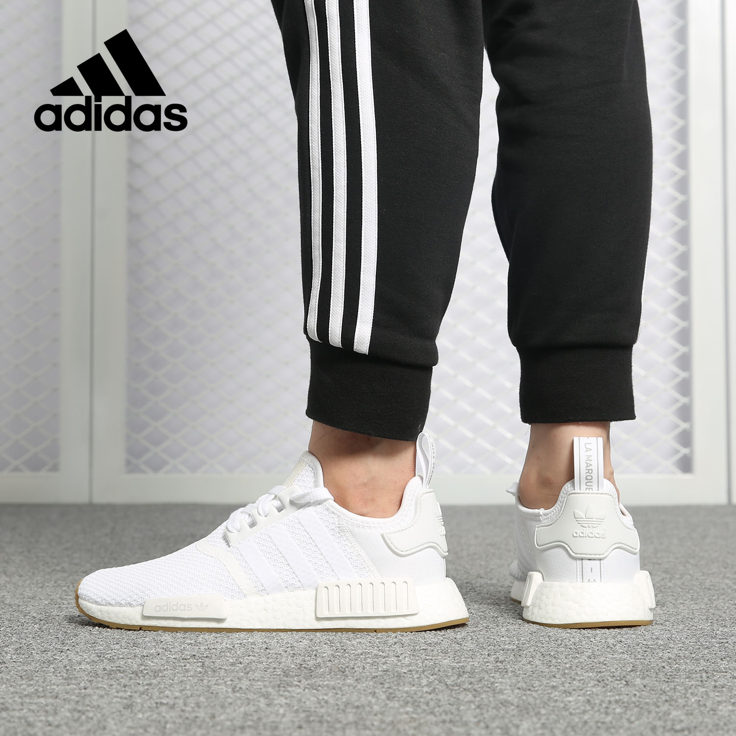 Adidas/阿迪达斯官方正品 NMD_R1 三叶草男女运动休闲鞋 D96635