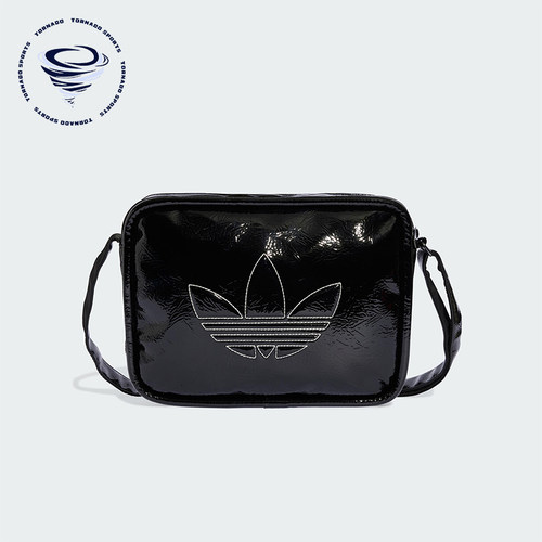 Adidas/阿迪达斯正品三叶草男女经典亮泽感透气运动斜挎包JD5558