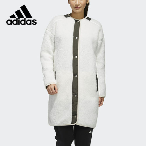 Adidas/阿迪达斯正品 2019冬季女子运动型格针织夹克外套 ED1510