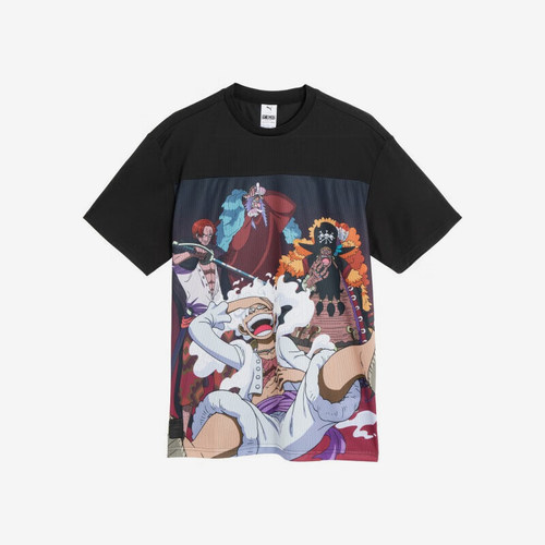 Puma/彪马正品ONE PIECE男女运动透气圆领短袖T恤624673-01