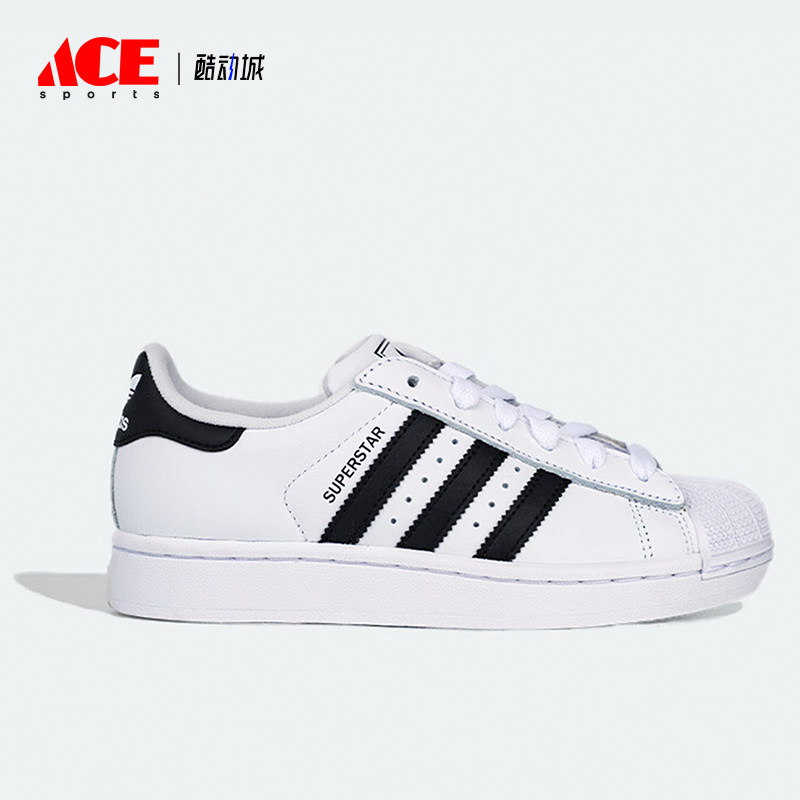 Adidas/阿迪达斯正品三叶草大童时尚低帮耐磨运动鞋JQ4098 - 实物图