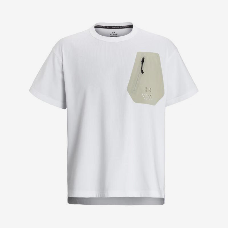 UA/安德玛正品新款男士圆领时尚口袋宽松运动短袖T恤1387986-100,运动服/休闲服装,运动T恤,淘宝优惠券,粉丝福利购,淘宝优惠卷