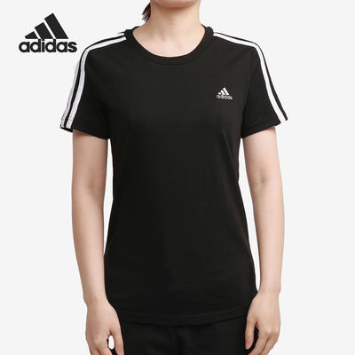 Adidas/阿迪达斯正品当季新款女子健身透气短袖休闲运动T恤GL0784