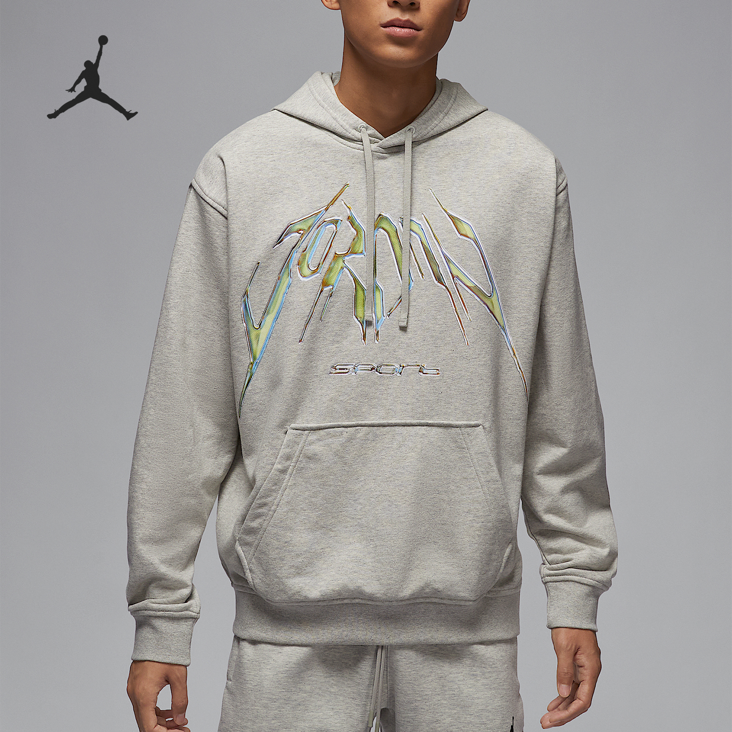 Nike/耐克官方正品JORDAN男士针织套头图案运动卫衣HF9903-050