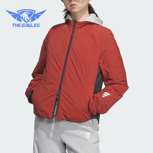 Adidas/阿迪达斯正品FUSTL W P JKT女士双面穿保暖棉服JM4247