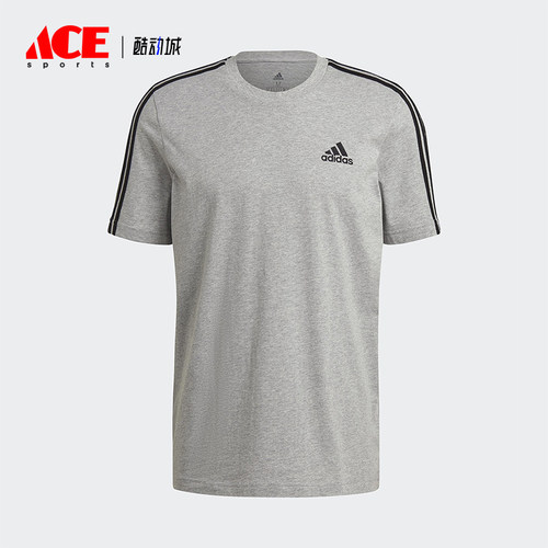 Adidas/阿迪达斯正品ESENTIALSENTIALSTE男士经典短袖T恤GL3735