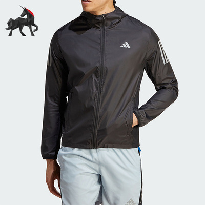 阿迪达斯男子运动连帽夹克外套