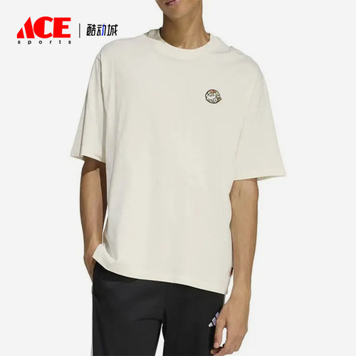 Adidas/阿迪达斯正品圆领短袖T恤新款男女经典休闲短袖T恤JZ5063