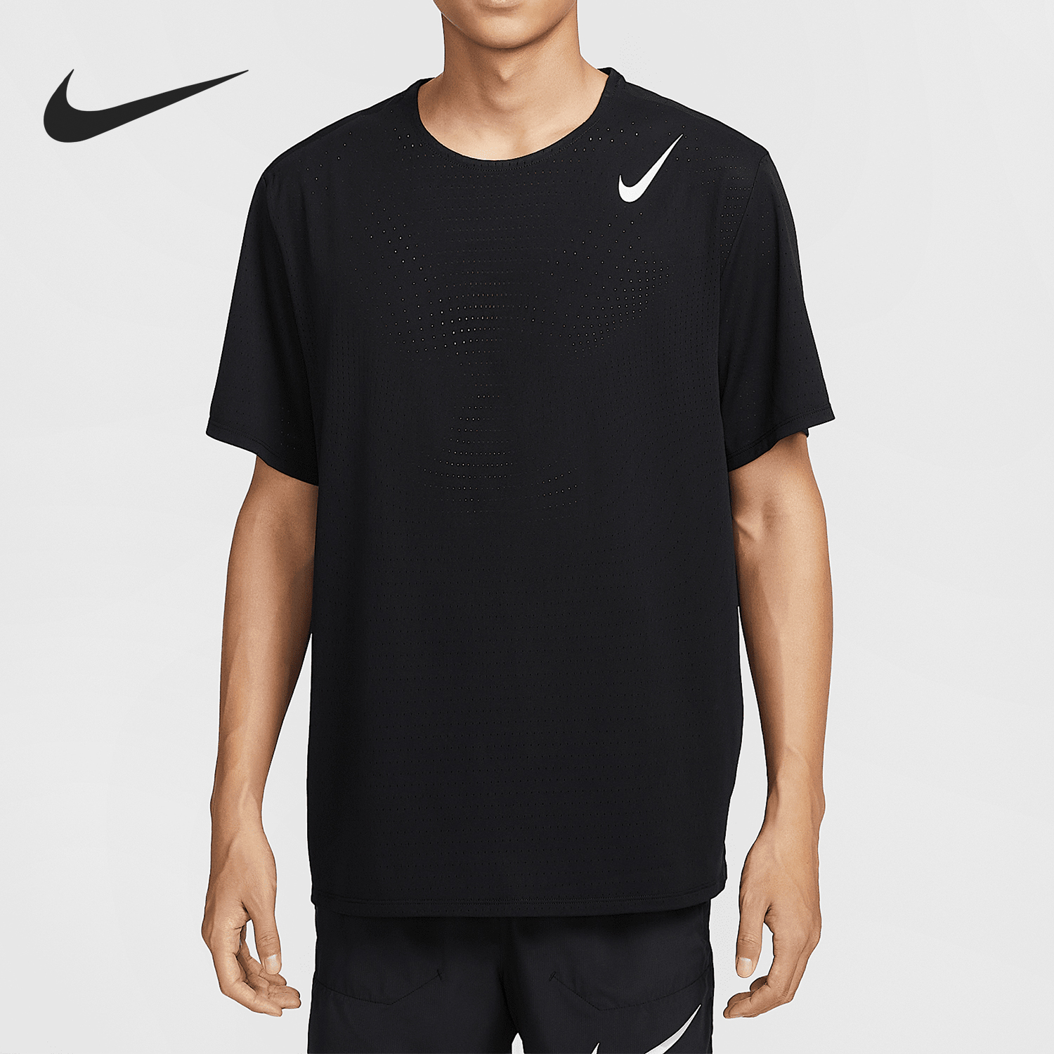 Nike/耐克官方正品AEROSWIFT DRI-FIT男士跑步短袖T恤HJ3378-010