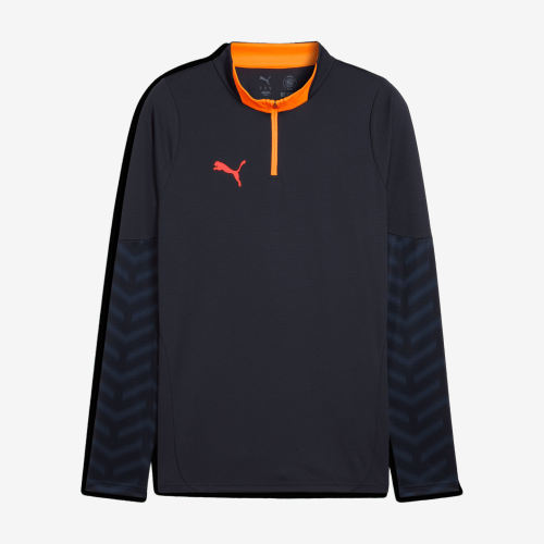 Puma彪马正品INDIVIDUALCUP男足球立领长袖半拉链T恤660497-08