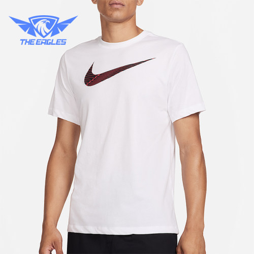 Nike/耐克正品Dri-FIT男士训练透气针织经典轻盈短袖FJ2465-100